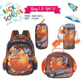Basketball Fire School Backpack Set – 14 Inch