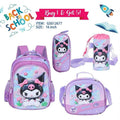 Kuromi School Backpack Set – 16 Inch