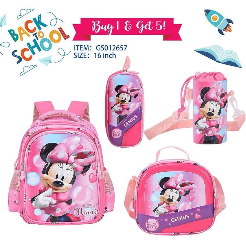 Minnie Mouse School Backpack Set – 16 Inch