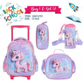 Unicorn Trolley Backpack Set – 12 Inch