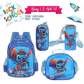 Stitch Basketball School Backpack Set – 14 Inch