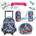 Robot Cube Gaming Trolley Backpack Set – 12 Inch