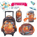 Basketball Fire Trolley Backpack Set – 12 Inch