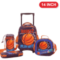 Basket Playoffs Trolley Genius Backpack Set – 14 Inch