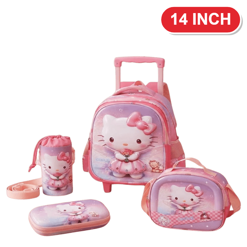 Hello Kitty Trolley Genius Backpack Set – 14 Inch