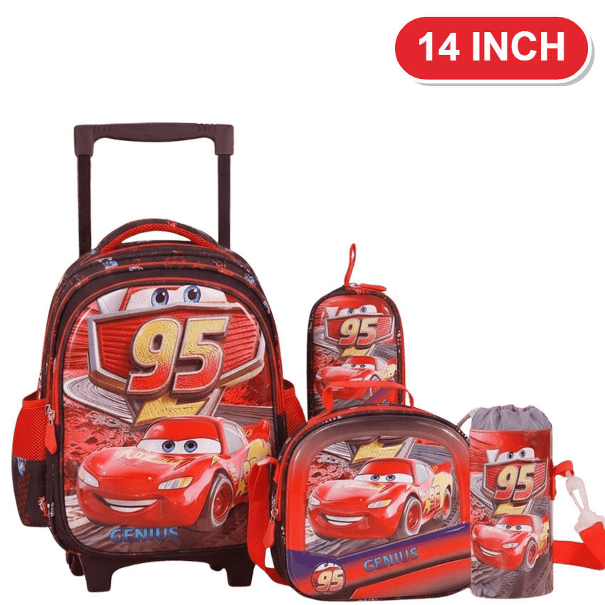 Cars 95 Trolley Genius Backpack Set – 14 Inch
