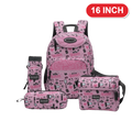 Genius Backpack Set – Queen Pink – 16 Inch
