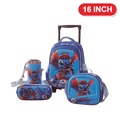 Stitch Basketball Trolley Genius Backpack Set – 16 Inch