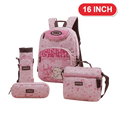Genius Backpack Set – Lovely Cat Light Pink – 16 Inch