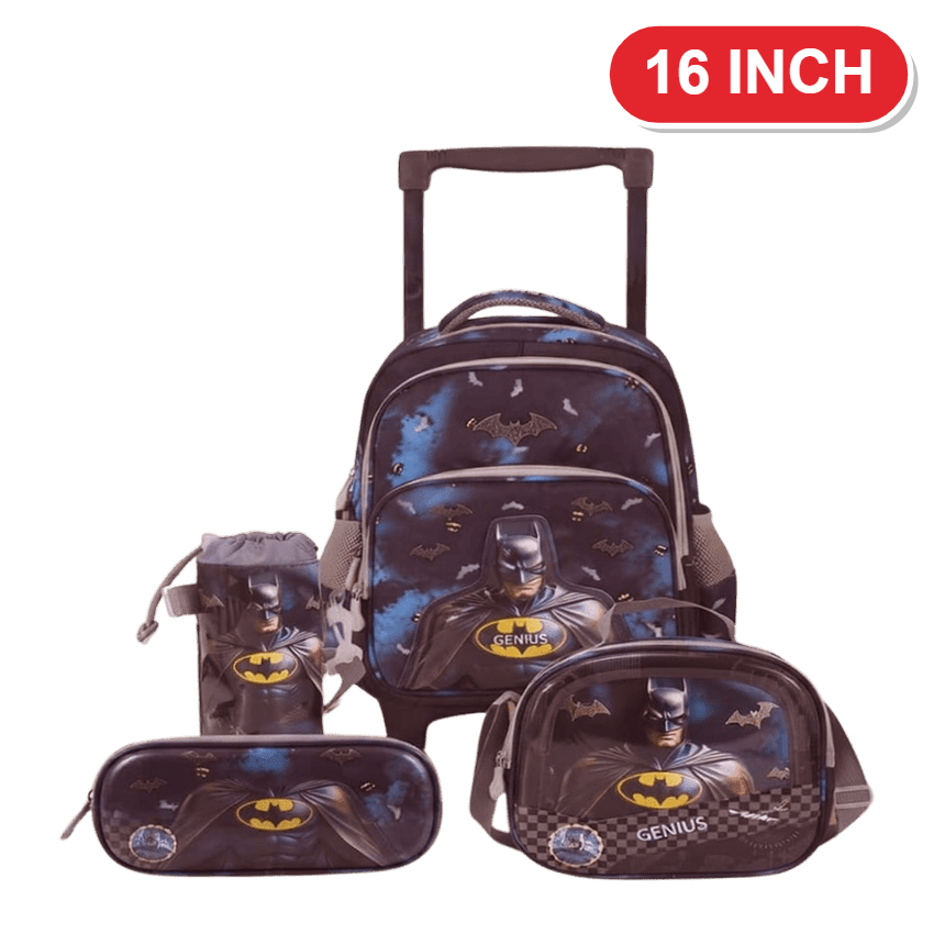 Batman Trolley Genius Backpack Set – 16 Inch