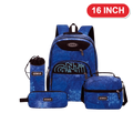Genius Backpack Set – Blue Frost – 16 Inch