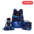 Genius Backpack Set – Football Blue – 18 Inch