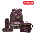 Genius Backpack Set – Coolpack Neon Dreams Brown – 18 Inch