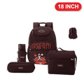 Genius Backpack Set – Rocket Brown – 18 Inch