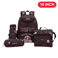 Genius Backpack Set – Outer Space Black – 18 Inch