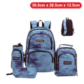 Genius Backpack Set – Blue Acid Wash