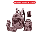 Genius Backpack Set – Pink Camouflage