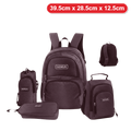 Genius Backpack Set – Dark Diamond Weave