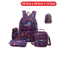 Genius Backpack Set – Purple Stars Love
