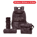 Genius Backpack Set – Grey Graffiti