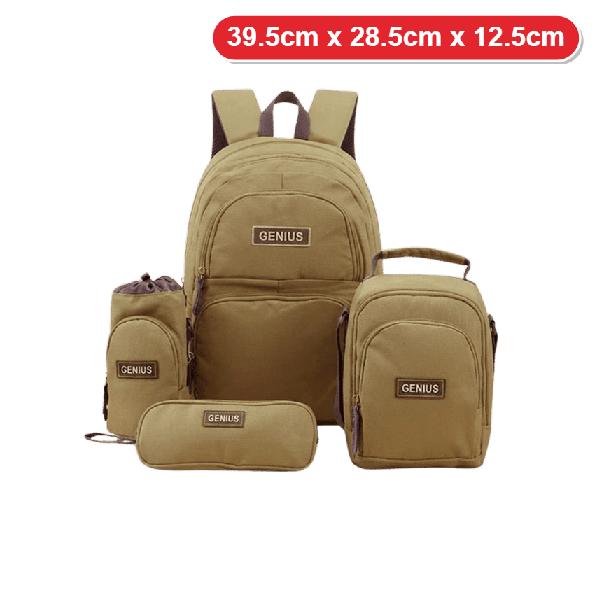 Genius Backpack Set – Olive Green