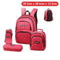 Genius Backpack Set – Pink Speckled Stars