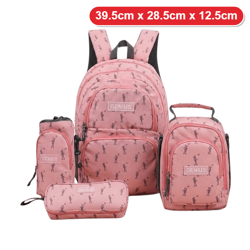 Genius Backpack Set – Pink Ballerina