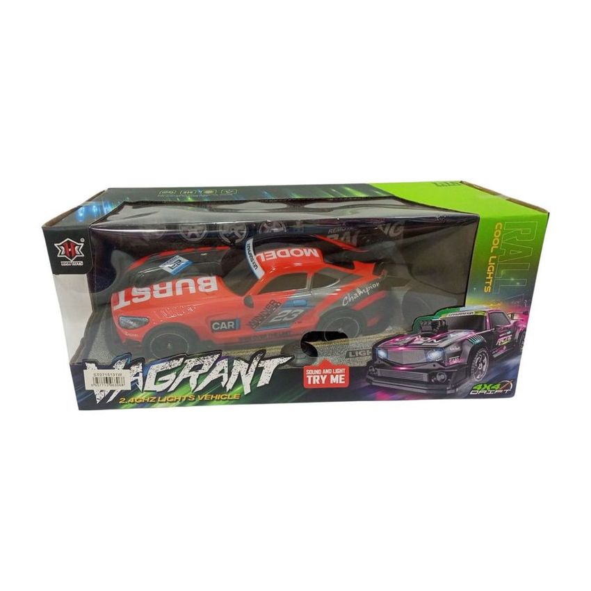 2.4GHz RC Racing Car with Lights - Red