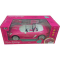 Retro Garage Pink Convertible Doll Car