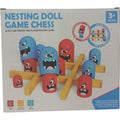 Nesting Doll Game Chess Wooden Strategy Game