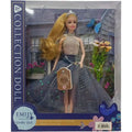 Fashion Doll in Purple Evening Dress