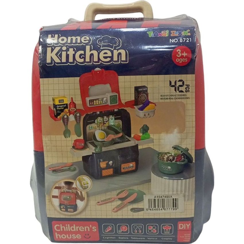 Mom's Kitchen Portable Pretend Kitchen Playset