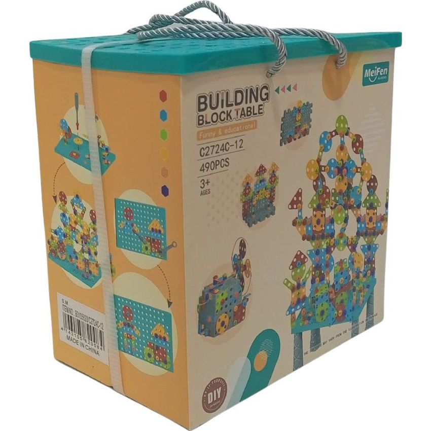 Building Blocks Educational Construction Set in Carry Box