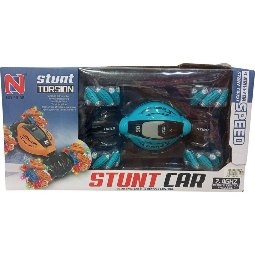 Stunt Torsion RC Car - Blue