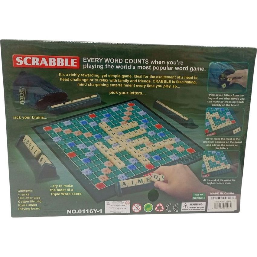Scrabble Original Word Board Game - Large Box