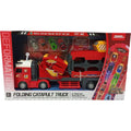 Folding Catapult Truck Racing Car Set