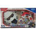 Space Weapon Helmet & Toy Blaster Set