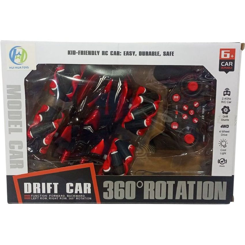 Drift Car 360° Rotation RC Car - Red
