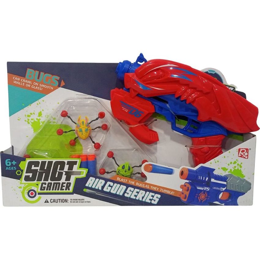 Shot Gamer Air Blaster with Bug Targets