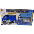 Police Container Truck Playset with Mini Vehicles
