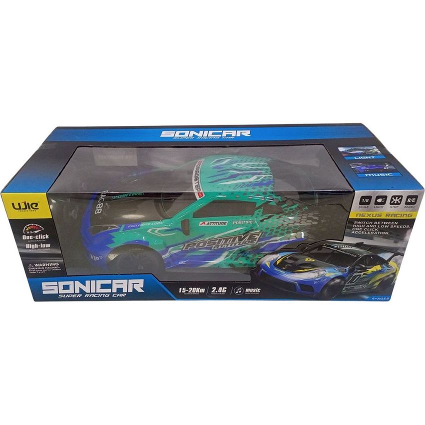 Sonicar 2.4G RC Drift Car - Green