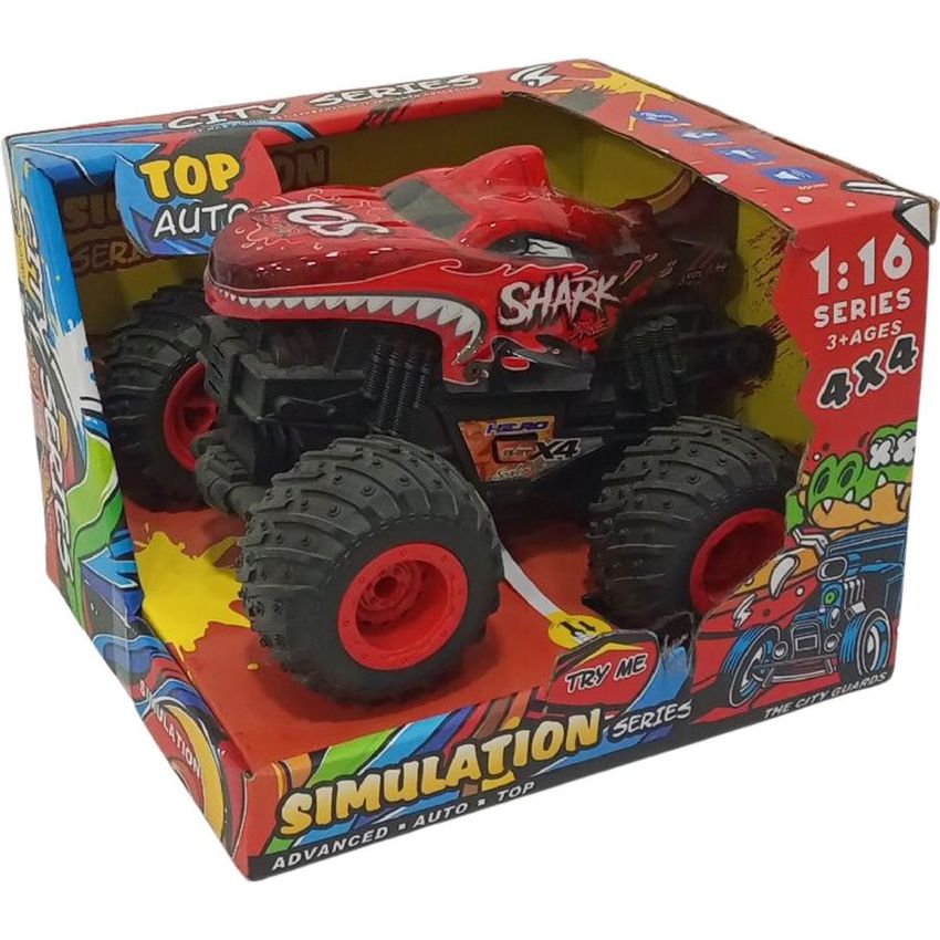 City Series 1:16 Shark Monster Truck