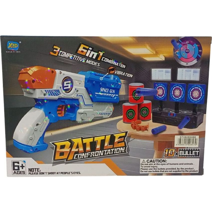 Battle Confrontation Target Foam Dart Blaster Set