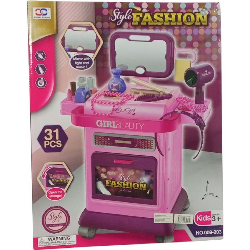 Style Fashion Girl Beauty Vanity Set - 31 Pcs