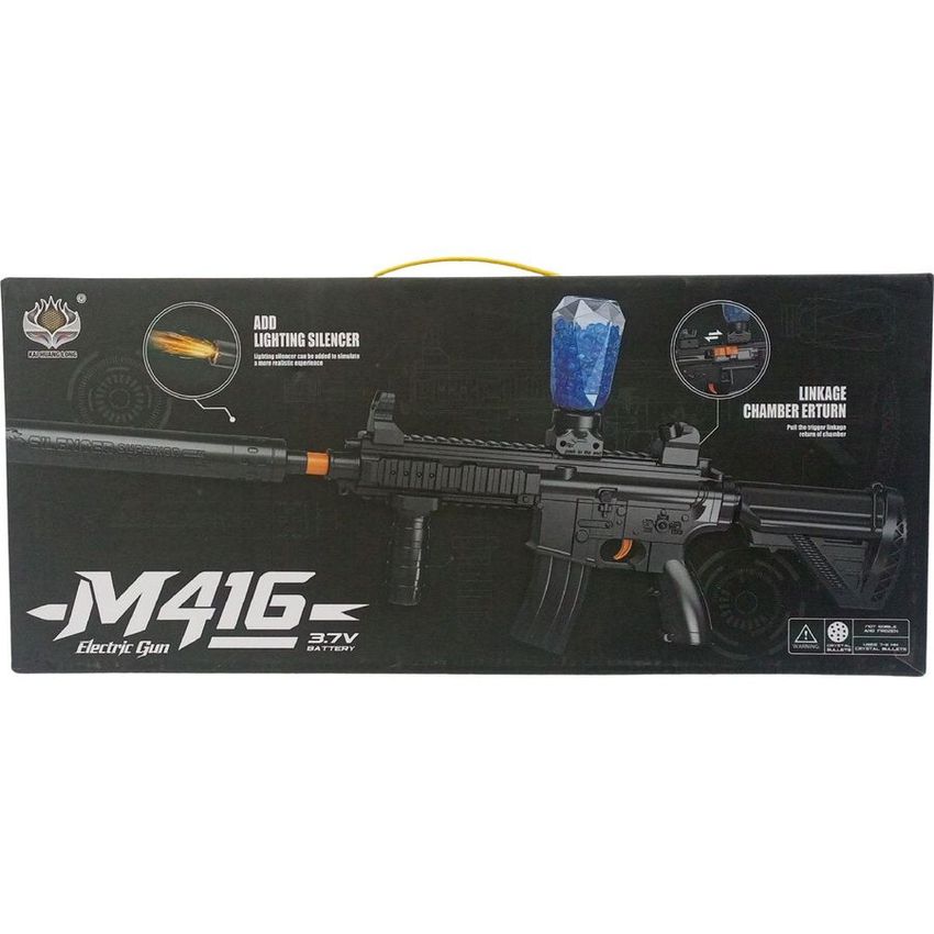M416 Electric Crystal Pellet Blaster - Black