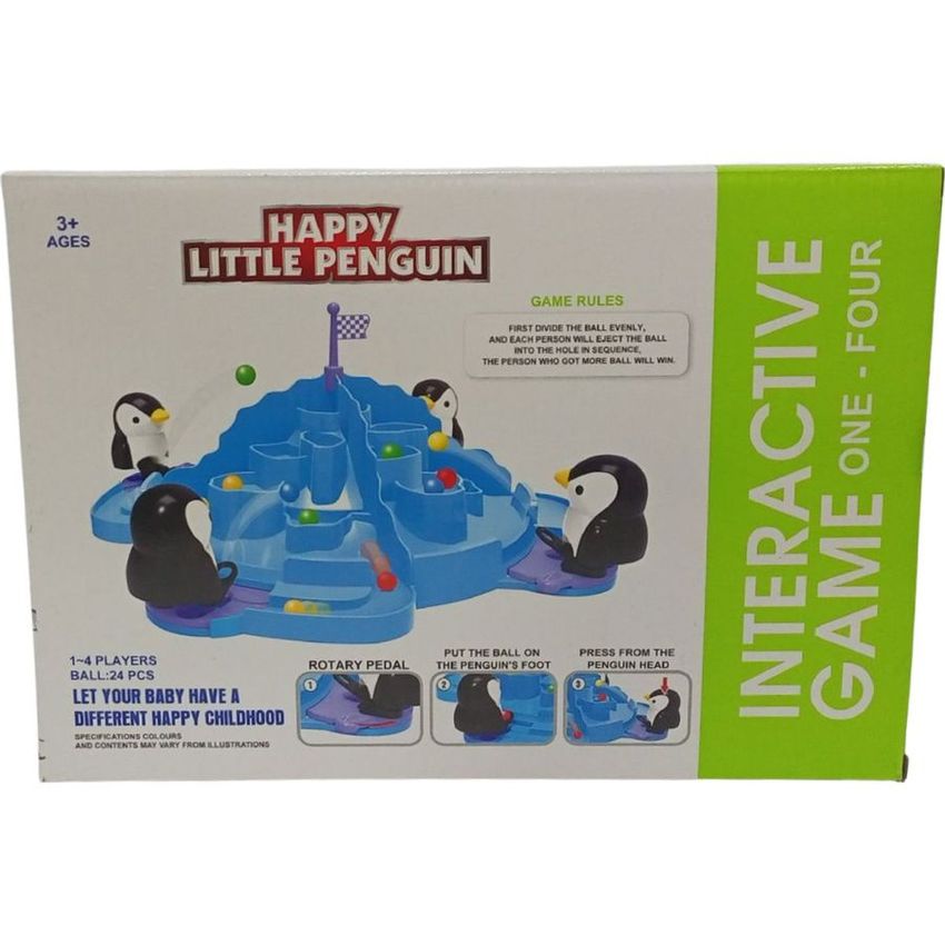 Happy Little Penguin Interactive Game