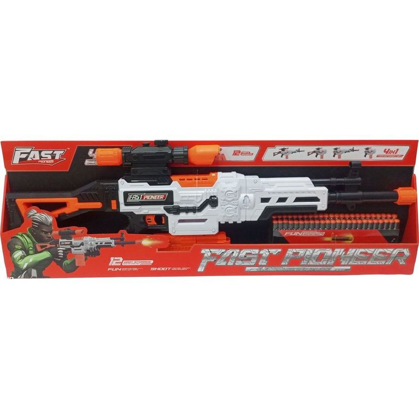 Fast Power Electric Foam Dart Rifle with Scope