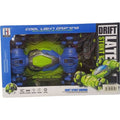 Drift Flat Stunt RC Car - Green