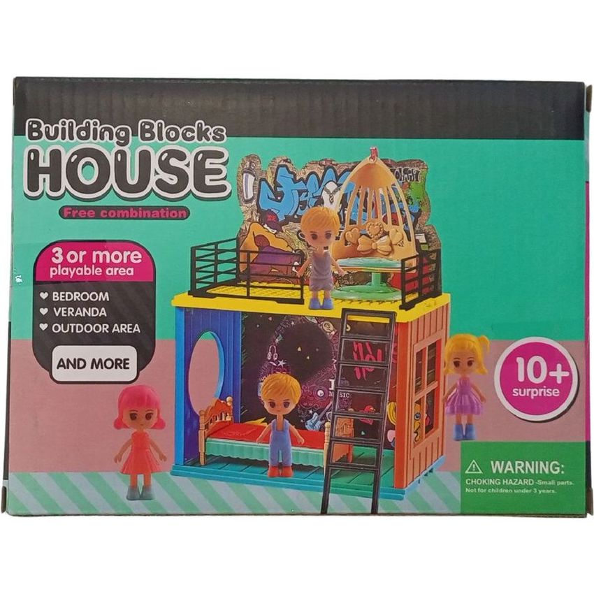 Building House Construction Playset - Dollhouse
