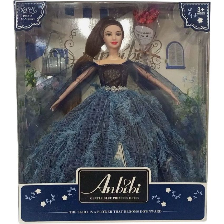 Anlili Fashion Doll - Blue Evening Gown